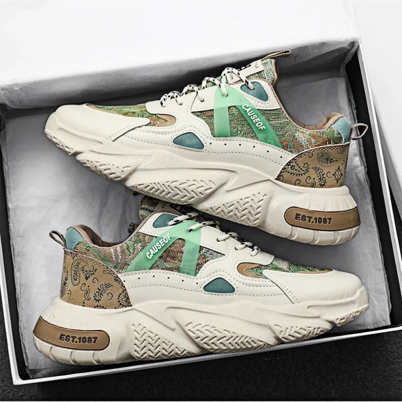 Wide Toe Box Running Sneakers - Мужские кроссовки с широким носком для