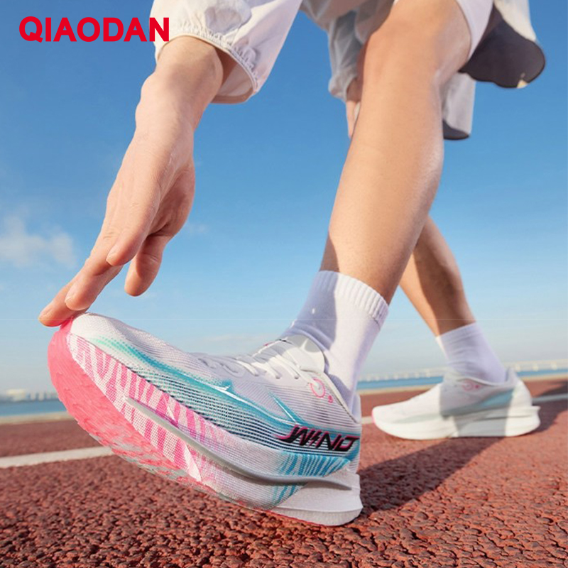 Кроссовки для бега QIAODAN 4 M – обзор и цена Carbon Plate Marathon Racing Shoes